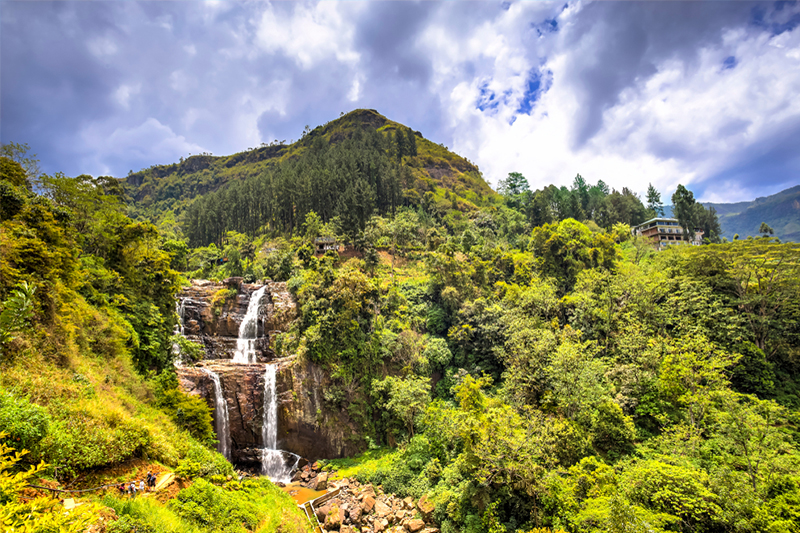 DAY 07 - KANDY | RAMBODA WATERFALL | TEA FACTORY | NUWARA ELIYA  (APPROX.TRAVEL TIME 2.5 HRS)